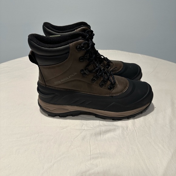 Eddie Bauer Men’s Sequoia Snow Boots Waterproof Insulated Brown Size 11 NWT - Picture 1 of 4